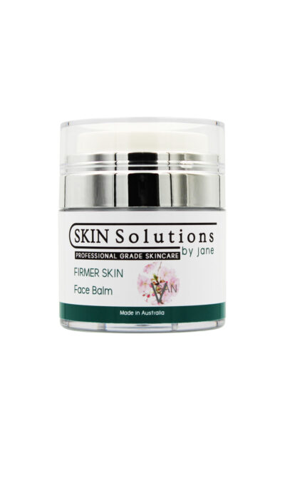 This is a 50ml airless jar with a clear cap and a push down pump action to dispense the product. It contains the Face Balm from the FIRMER SKIN collection and is used for face skin firming..